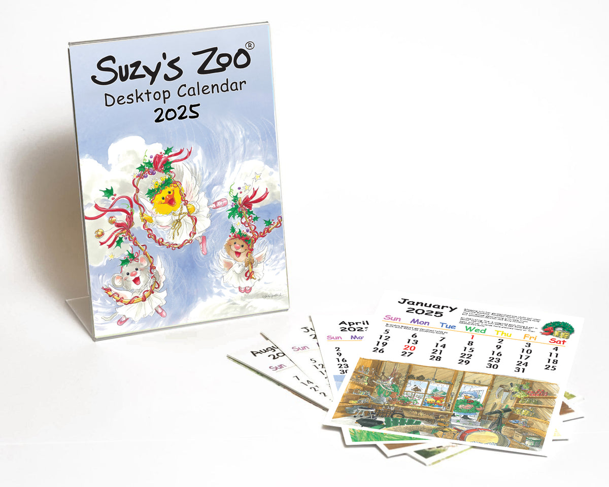 Suzy's Zoo 2025 Desktop Calendar Suzy's Zoo Store