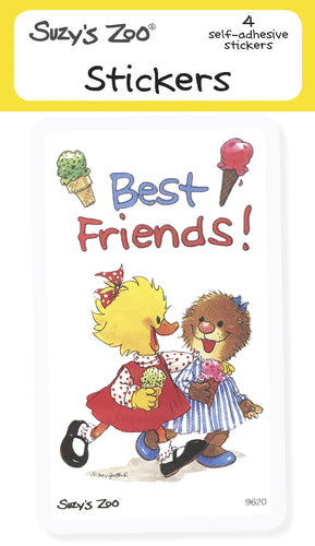 Best Friends! Stickers (4-pack)