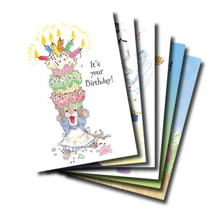 Mixed Cards 6-pack: Happy Birthday Candles 10153