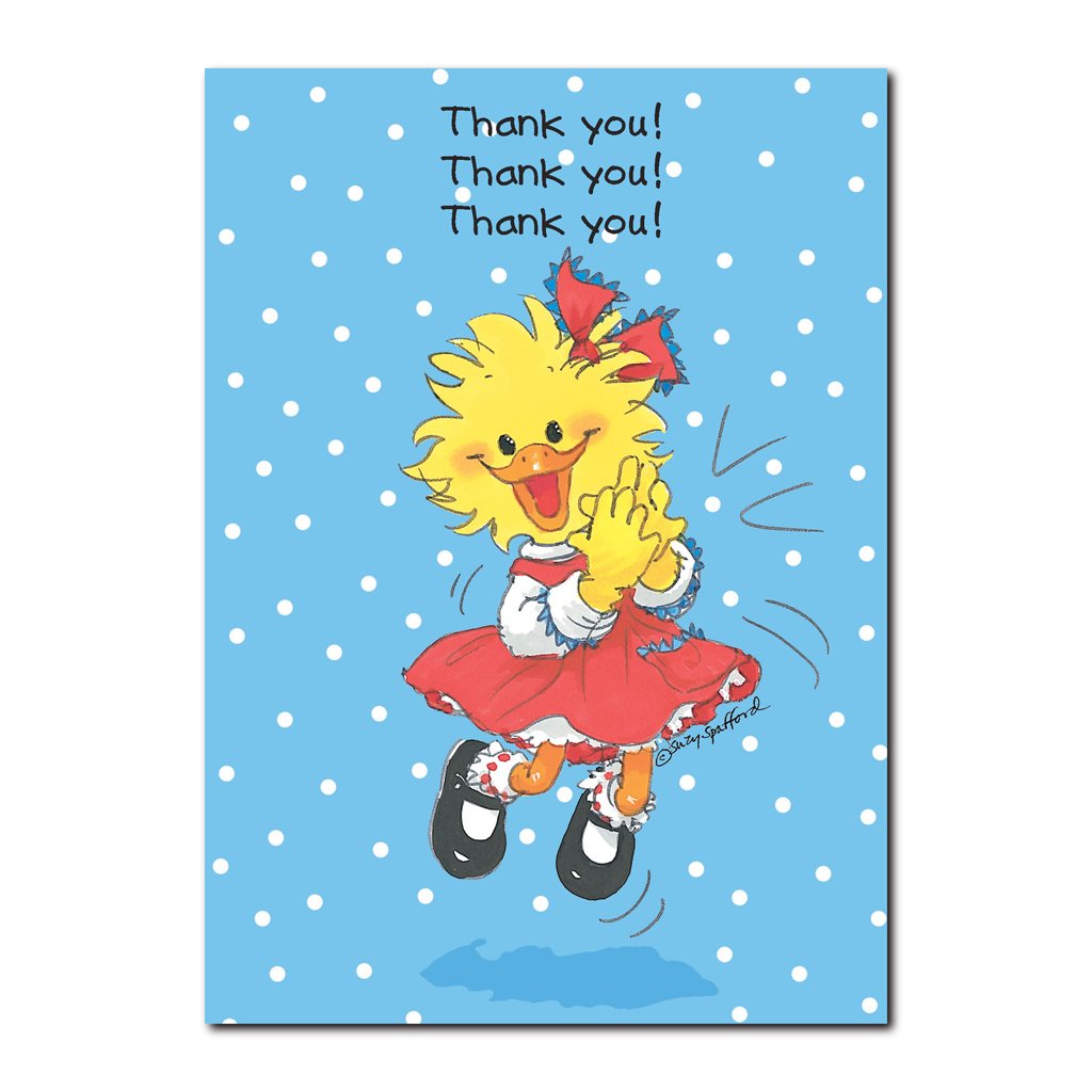 Suzy Clapping Thank You Greeting Card – Suzy's Zoo Store