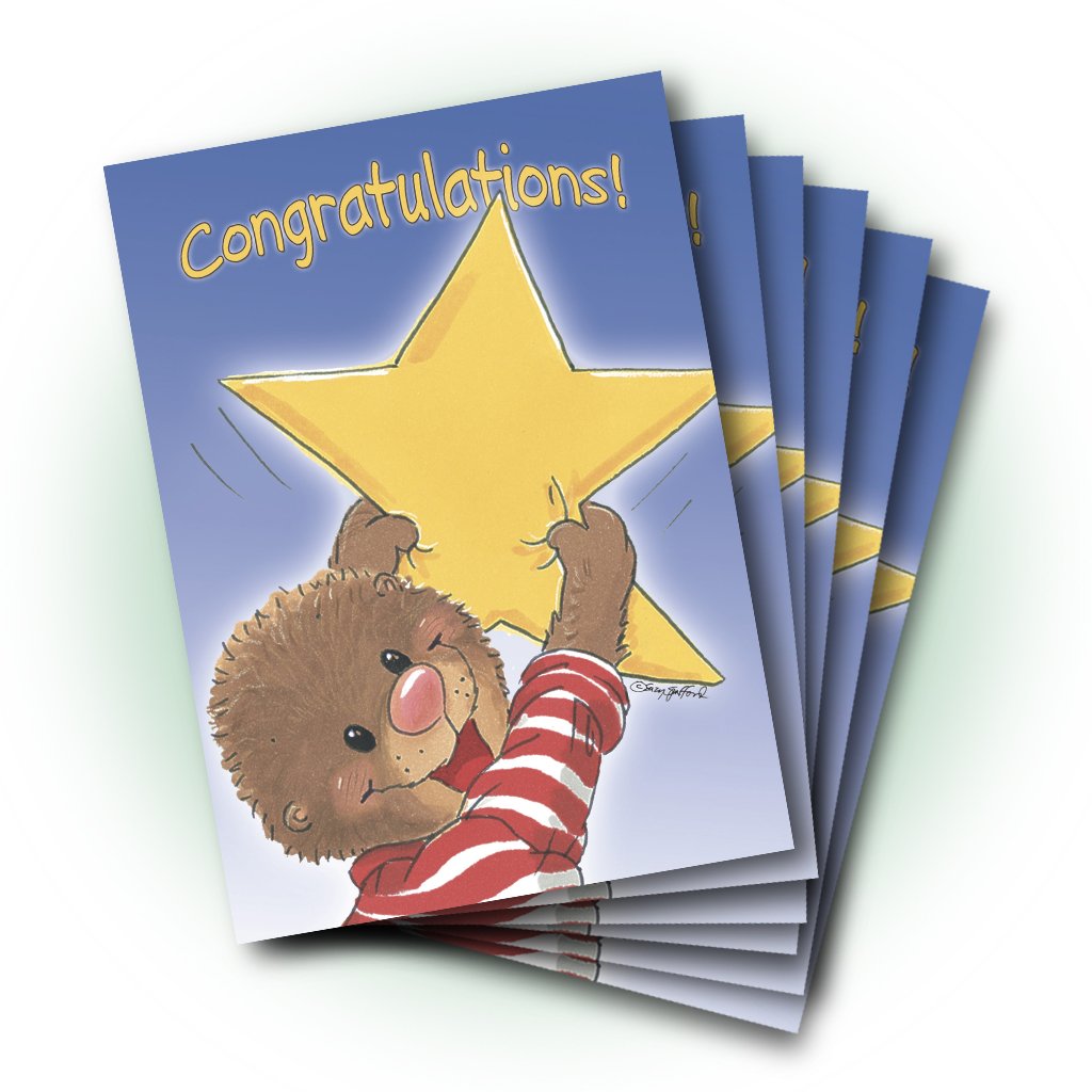 Ollie's Star Congratulations Greeting Card – Suzy's Zoo Store