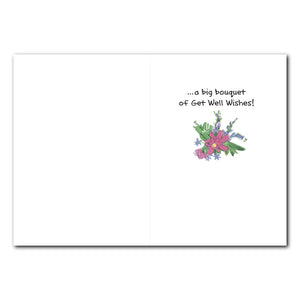 Suzy Bouquet Get Well Greeting Card