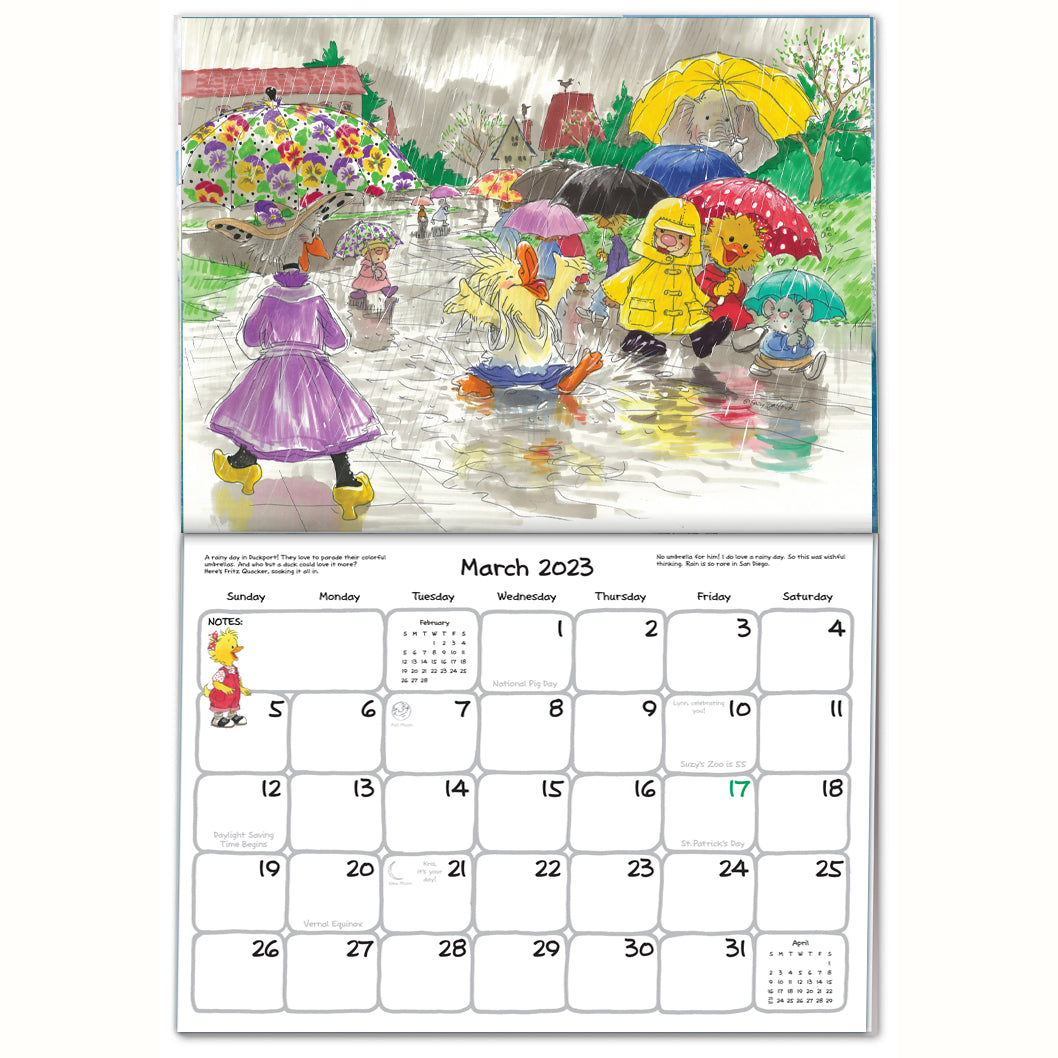 2023 Suzy's Zoo Appointment Calendar (9x12) Suzy's Zoo Store 2023 Suzy's Zoo Appointment Calendar (9x12) Suzy's Zoo Store
