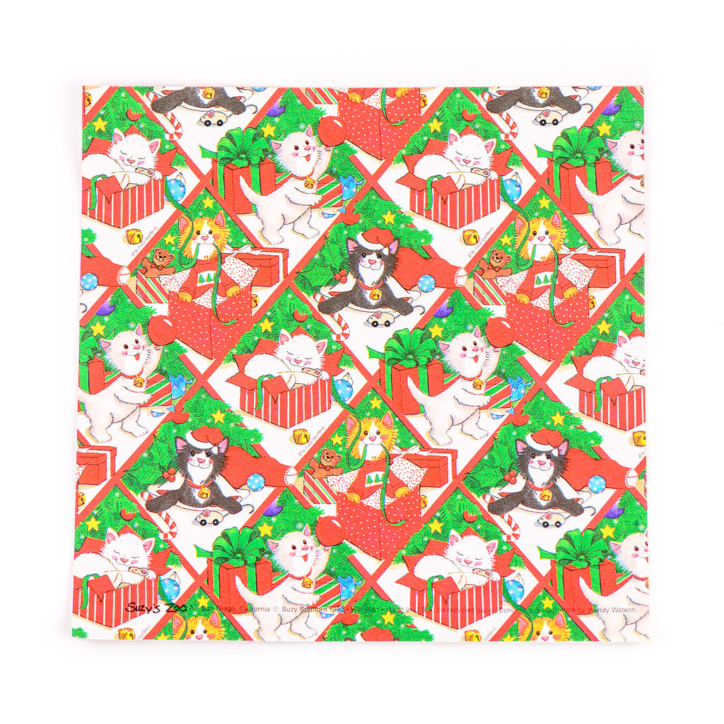 Little Suzy's Zoo Patchwork Party Gift Wrap Wrapping or Scrapbook Pape –