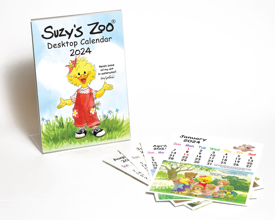 Suzy's Zoo 2024 Desktop Calendar Suzy's Zoo Store