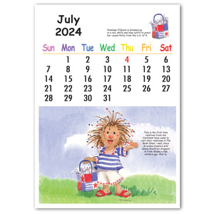 Suzy's Zoo 2024 Desktop Calendar