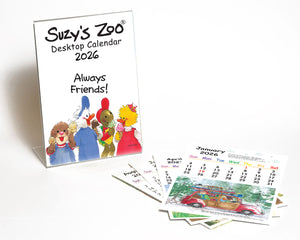 Suzy's Zoo 2026 Desktop Calendar