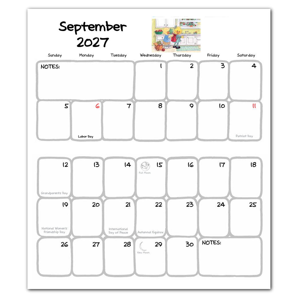 2027 Suzy's Zoo Pocket Calendar (4x7)