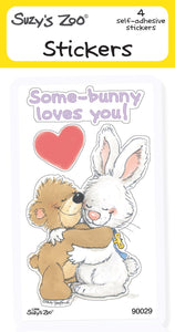 Some Bunny Loves You Stickers (4-pack)