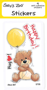 Happy Birthday! Stickers (4-pack)