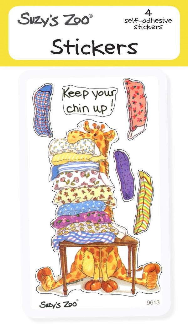 Chin up! Stickers (4-pack)