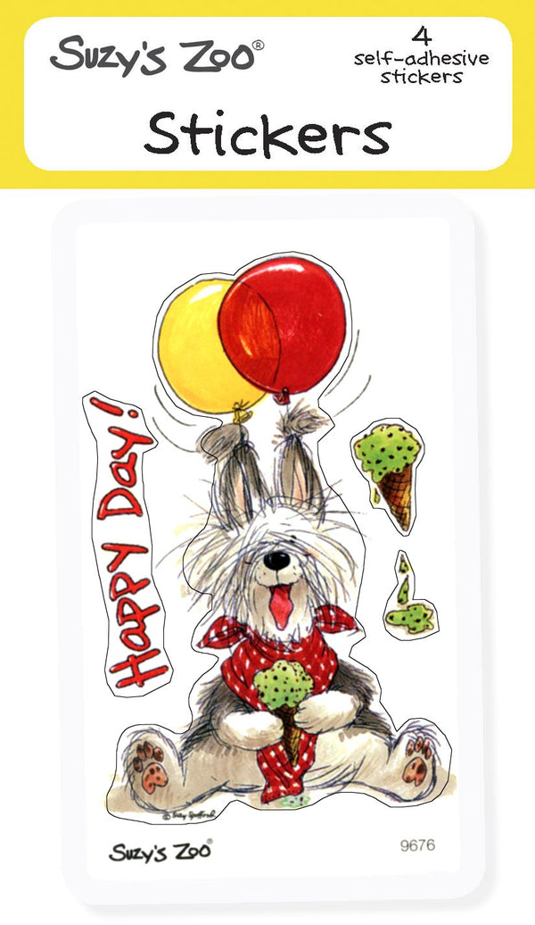 Happy Day! Stickers (4-pack)