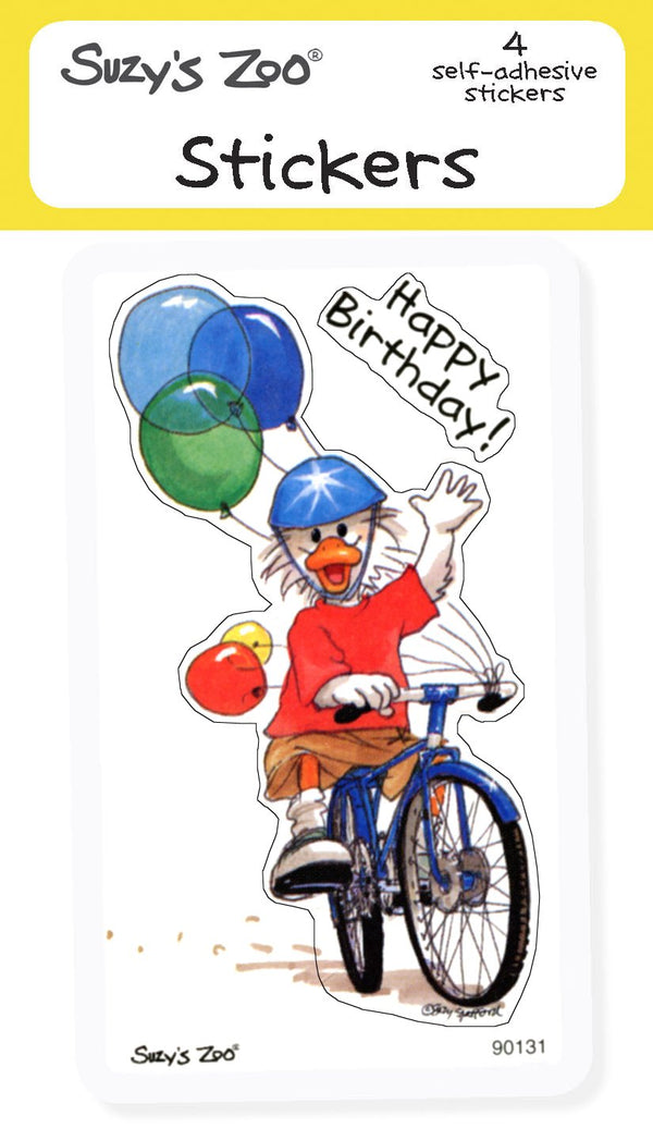 Jack Birthday Stickers (4-pack)