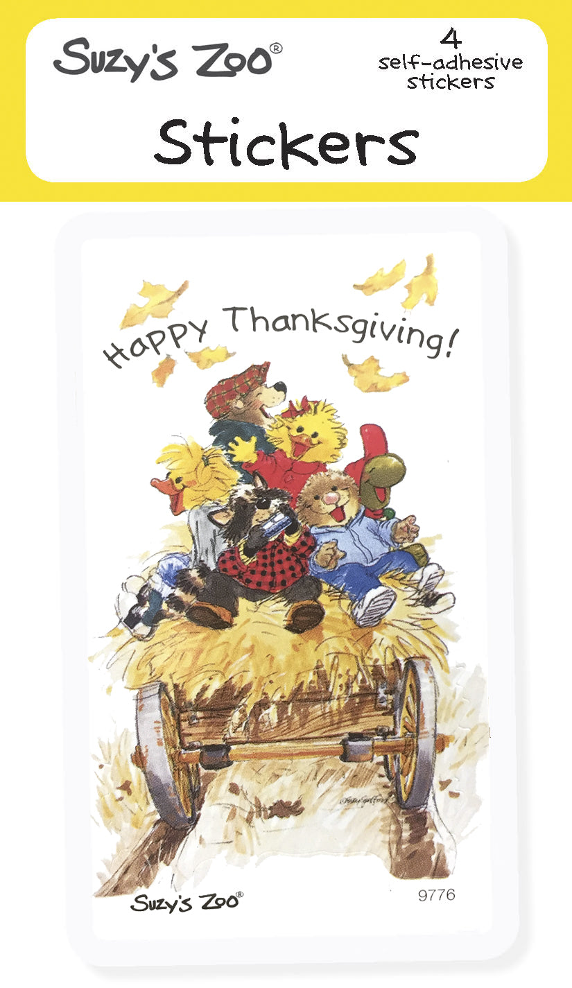 Happy Thanksgiving! Stickers (4-pack)