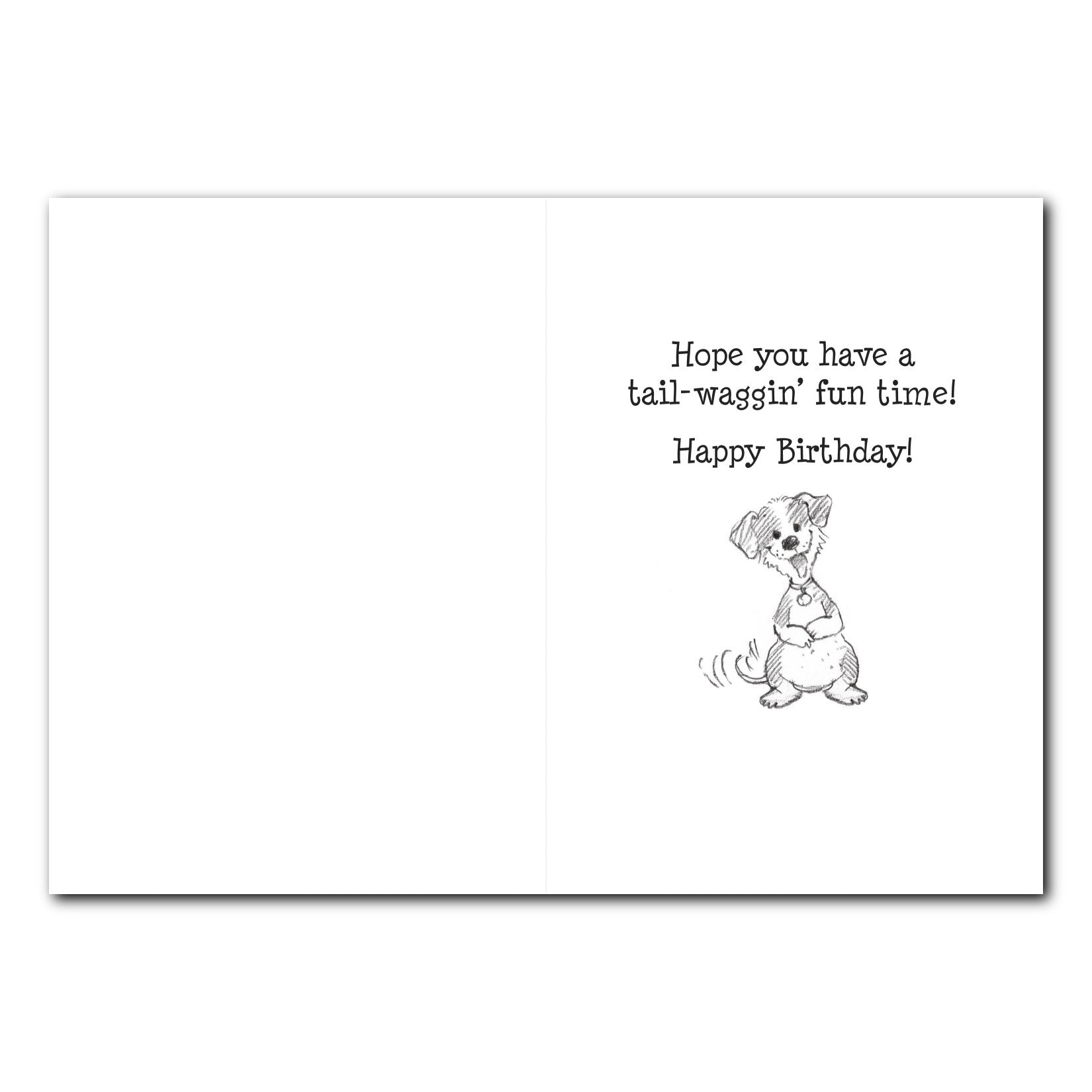 Tail Waggin' Birthday Greeting Card