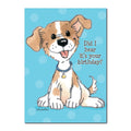 This little puppy is a good friend to have, especially on a birthday in this Suzy's Zoo happy birthday greeting card.