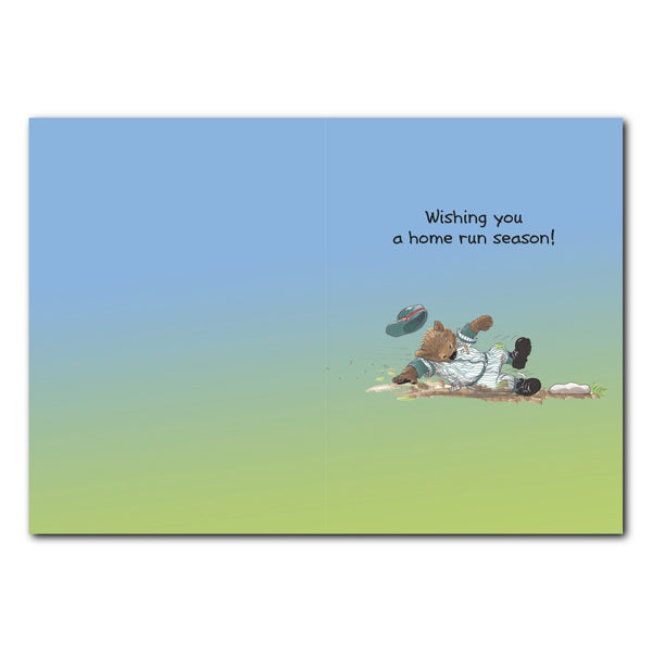 Home Run Slugger Birthday Greeting Card