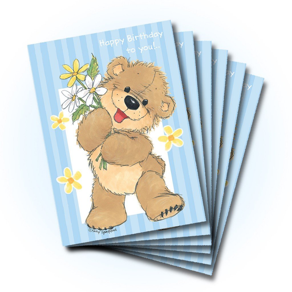 Birthday Flowers Greeting Card