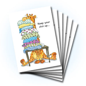 Keep Your Chin Up Get Well Greeting Card