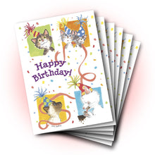 Duckport Kitties Birthday Greeting Card