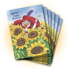 Cornelia O'Plume Sunflowers Birthday Greeting Card