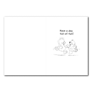 Witzy and Boof Birthday Greeting Card