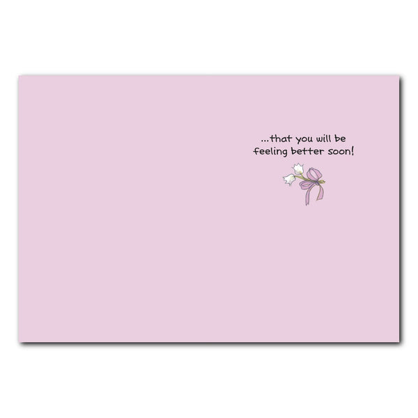 Suzy Ducken's Thoughts and Prayers Get Well Greeting Card