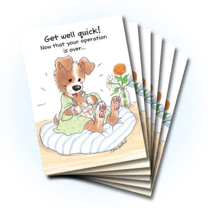 Get Well Quick! Get Well Greeting Card