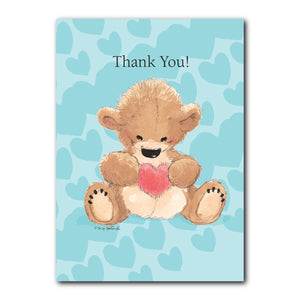 Boof's Grateful Heart Thank You Greeting Card