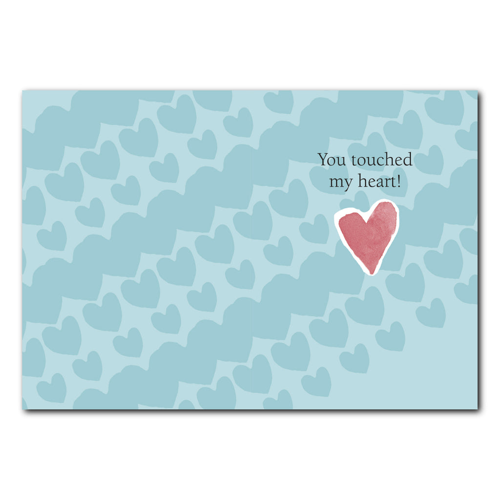 Boof's Grateful Heart Thank You Greeting Card