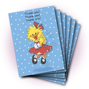 Suzy Clapping Thank You Greeting Card
