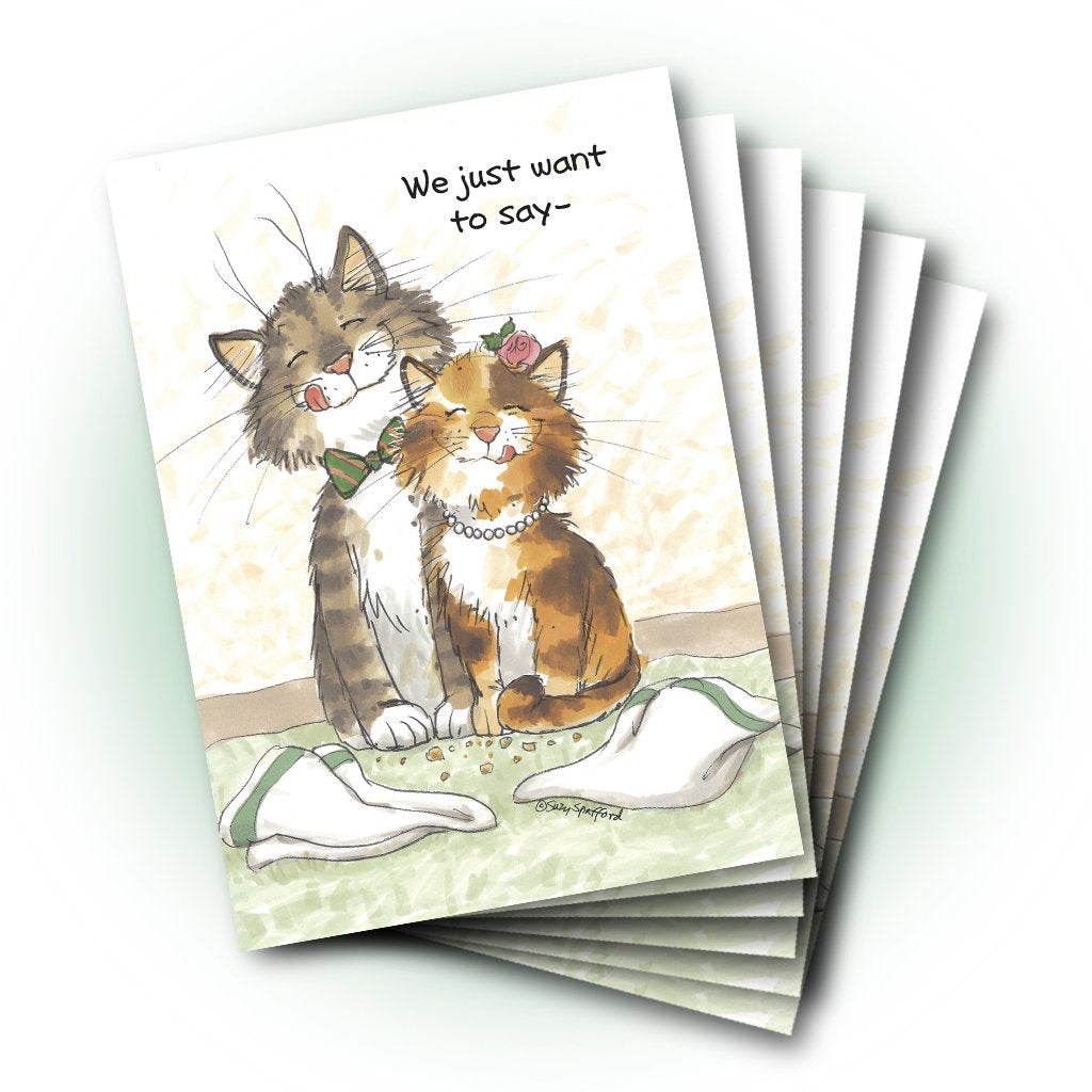 Maurice and Camille Thank You Greeting Card