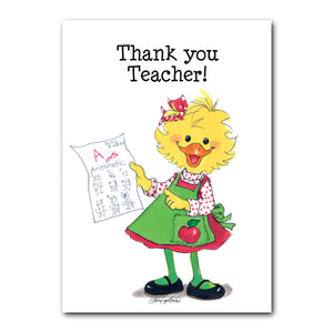 Teacher Thank You Greeting Card