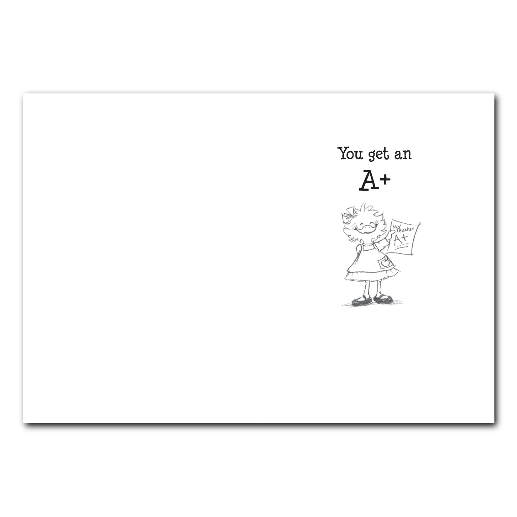 Teacher Thank You Greeting Card