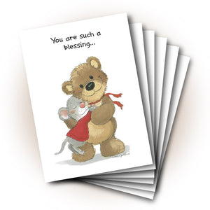 Herkimer's Bear Hug Friendship Greeting Card