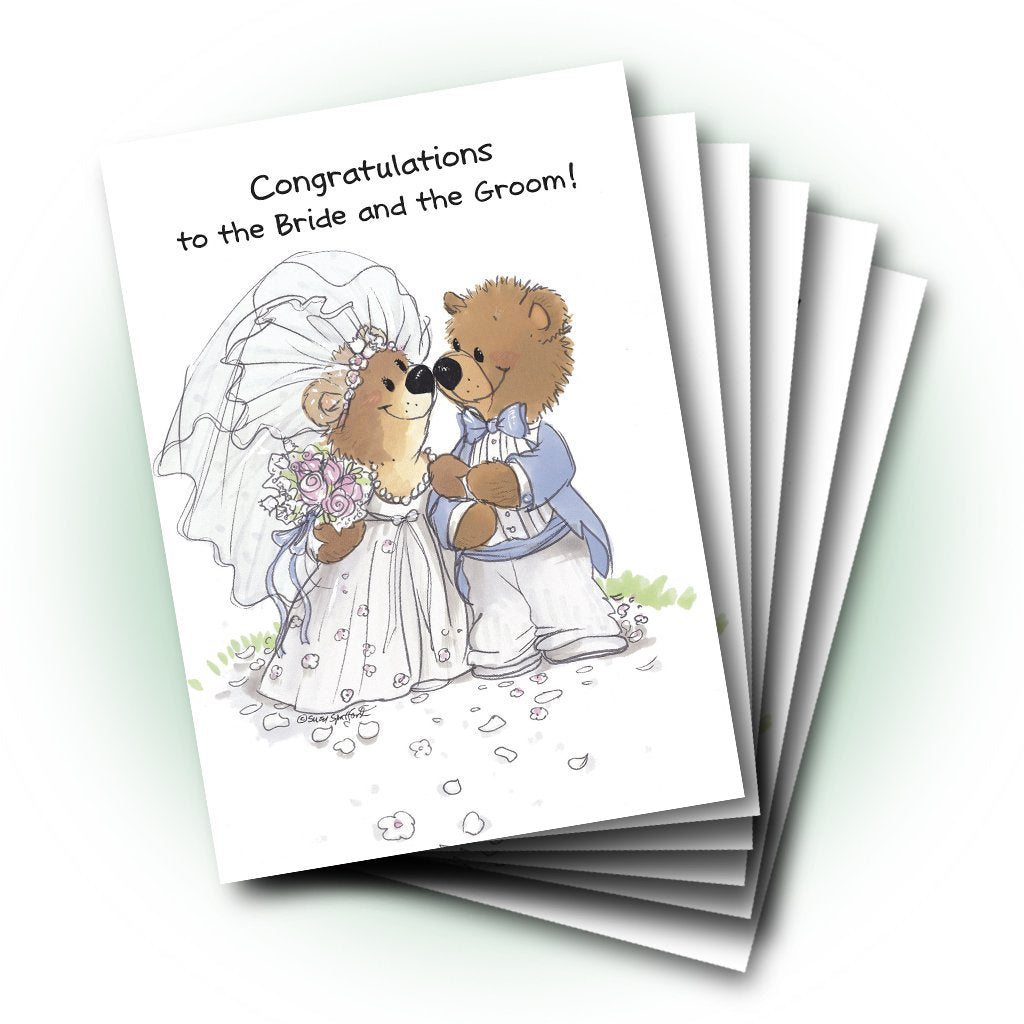 Rowf and Lovey Wedding Greeting Card