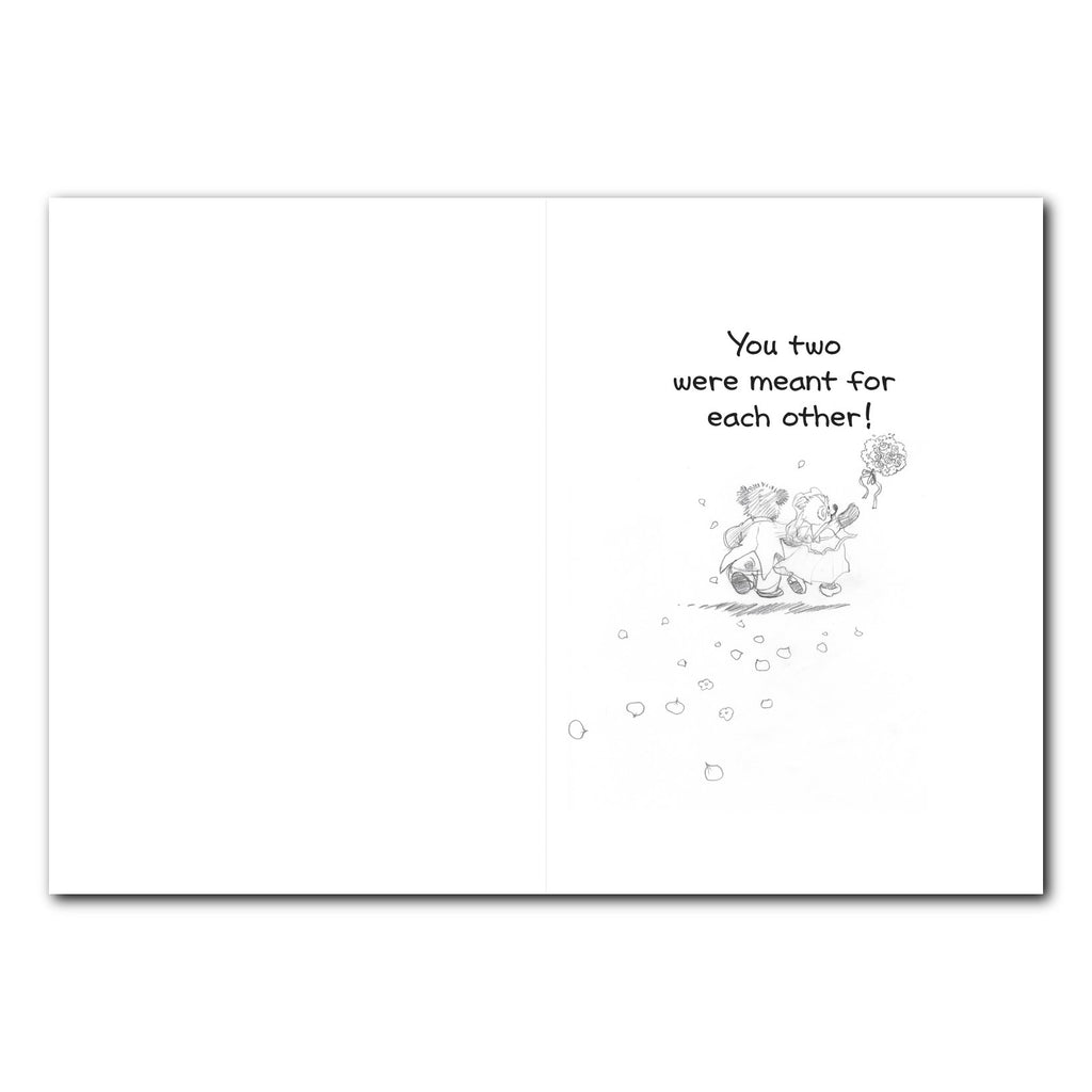 Rowf and Lovey Wedding Greeting Card