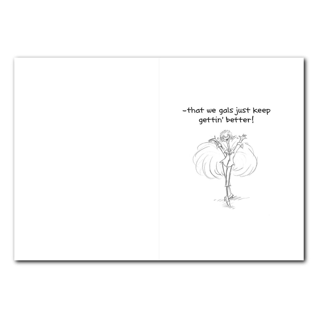 Cornelia O'Plume's Birthday Greeting Card