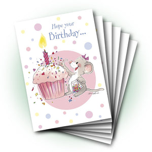 Midge Mouse's Sprinkles Birthday Greeting Card