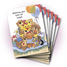 Suzy with Nine Ol' Bears Birthday Greeting Card