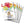 Suzys Zoo happy birthday greeting card featuring Ollie Marmot with his hands full of big colorful party ballons, set of six.