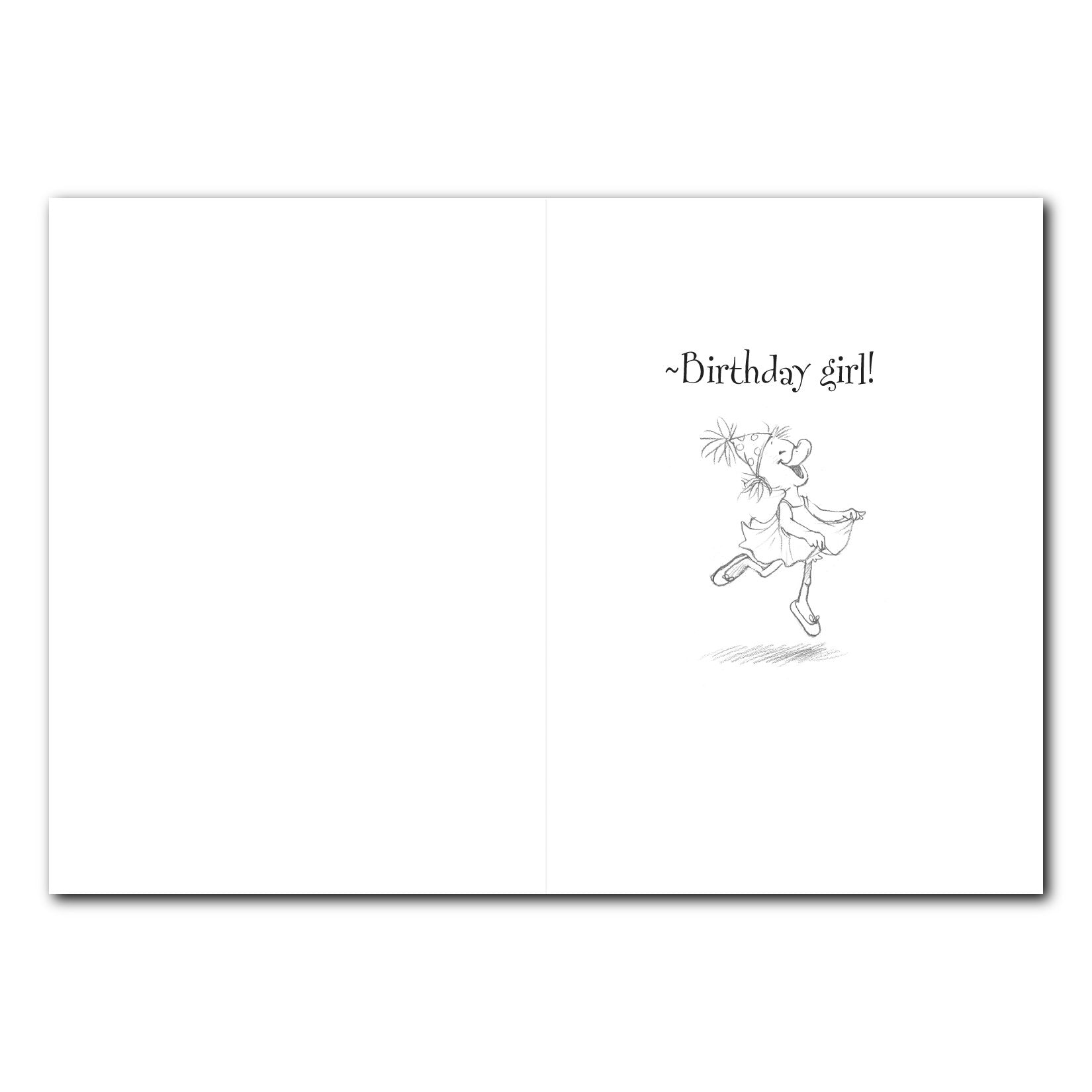 Polly's Cake Birthday Greeting Card