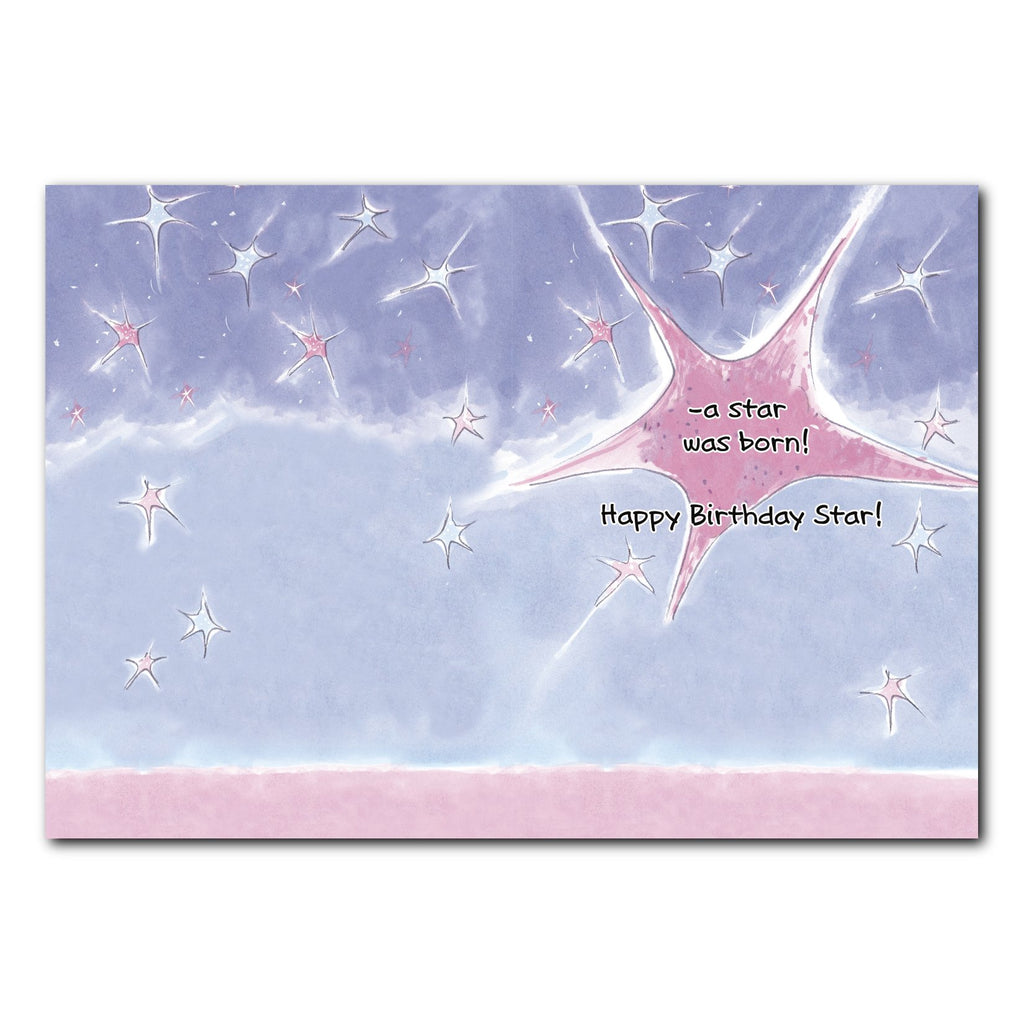 Suzy Star Birthday Greeting Card
