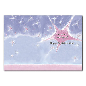 Suzy Star Birthday Greeting Card