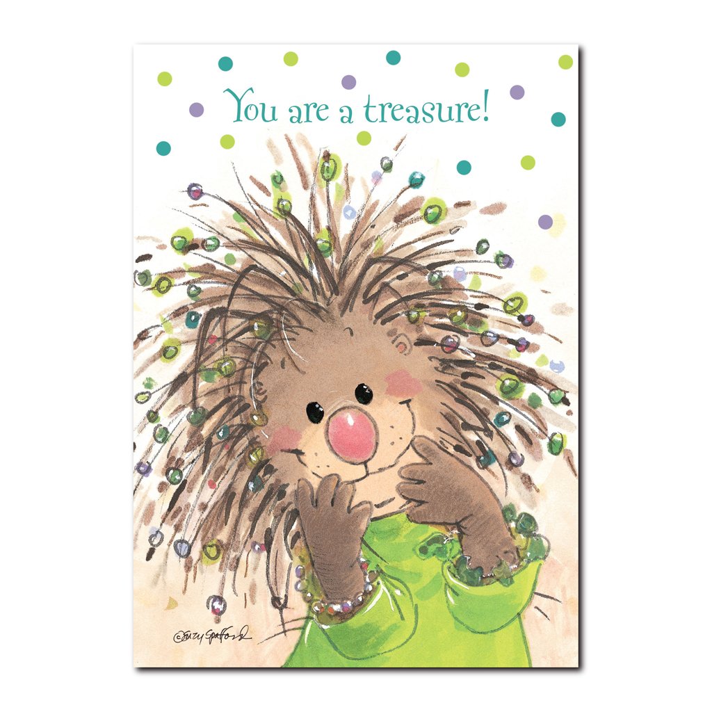 Penelope is a treasured friend of many in Duckport in this Happy Birthday greeting card from Suzy's Zoo.