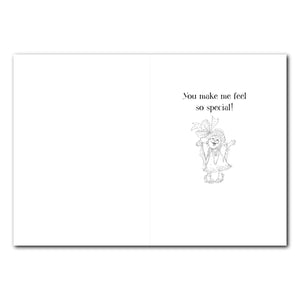 Emily Dress Up Thank You Greeting Card