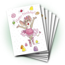 Tilly Ballerina Birthday Greeting Card