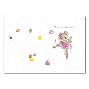 Tilly Ballerina Birthday Greeting Card