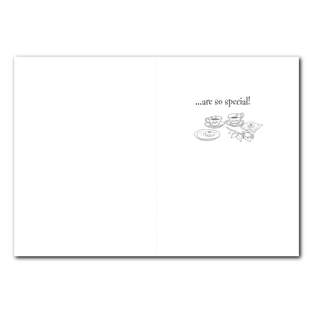 Bears Tea Time Thank You Greeting Card