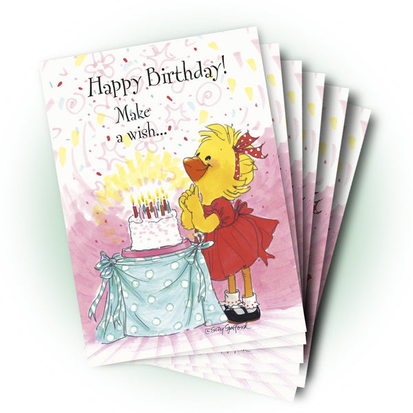 Suzy's Make a Wish Birthday Greeting Card